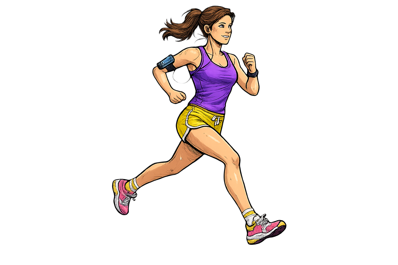 A marathon runner